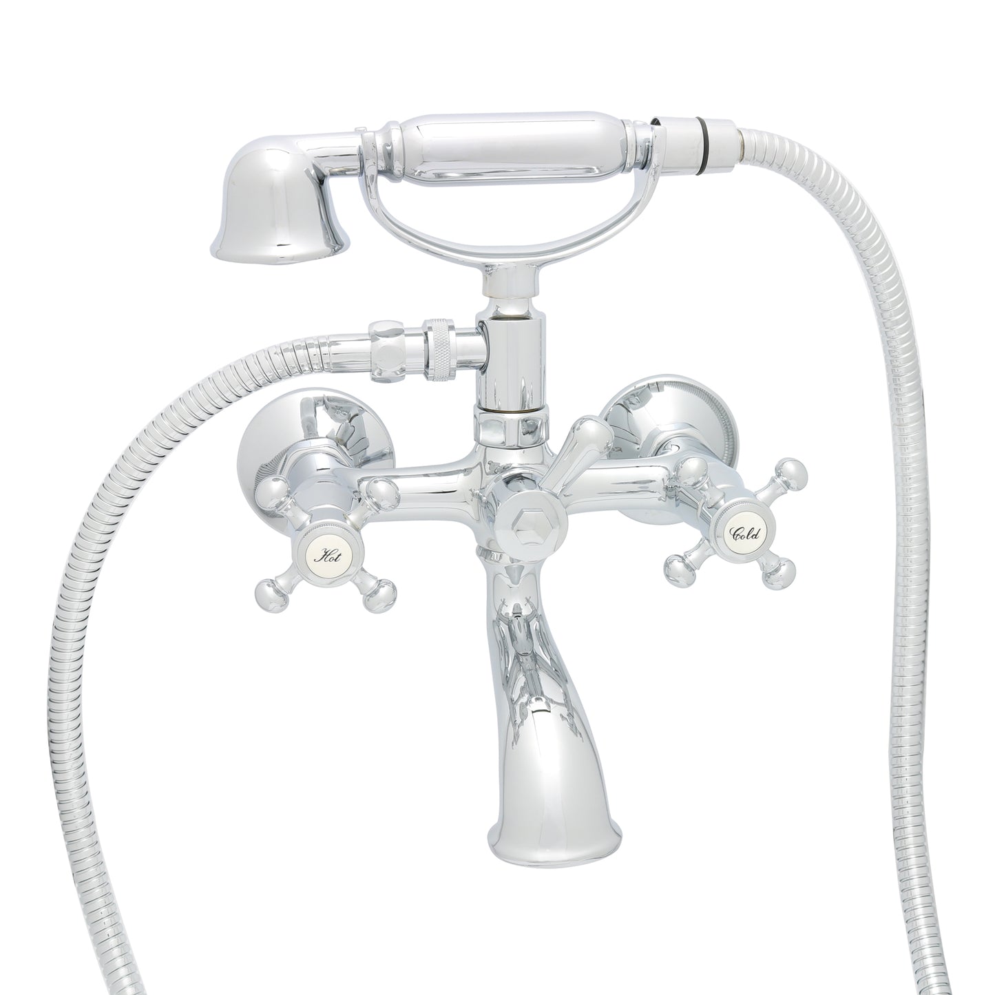 خلاط شاور مكشوف بدش يدوي كروم