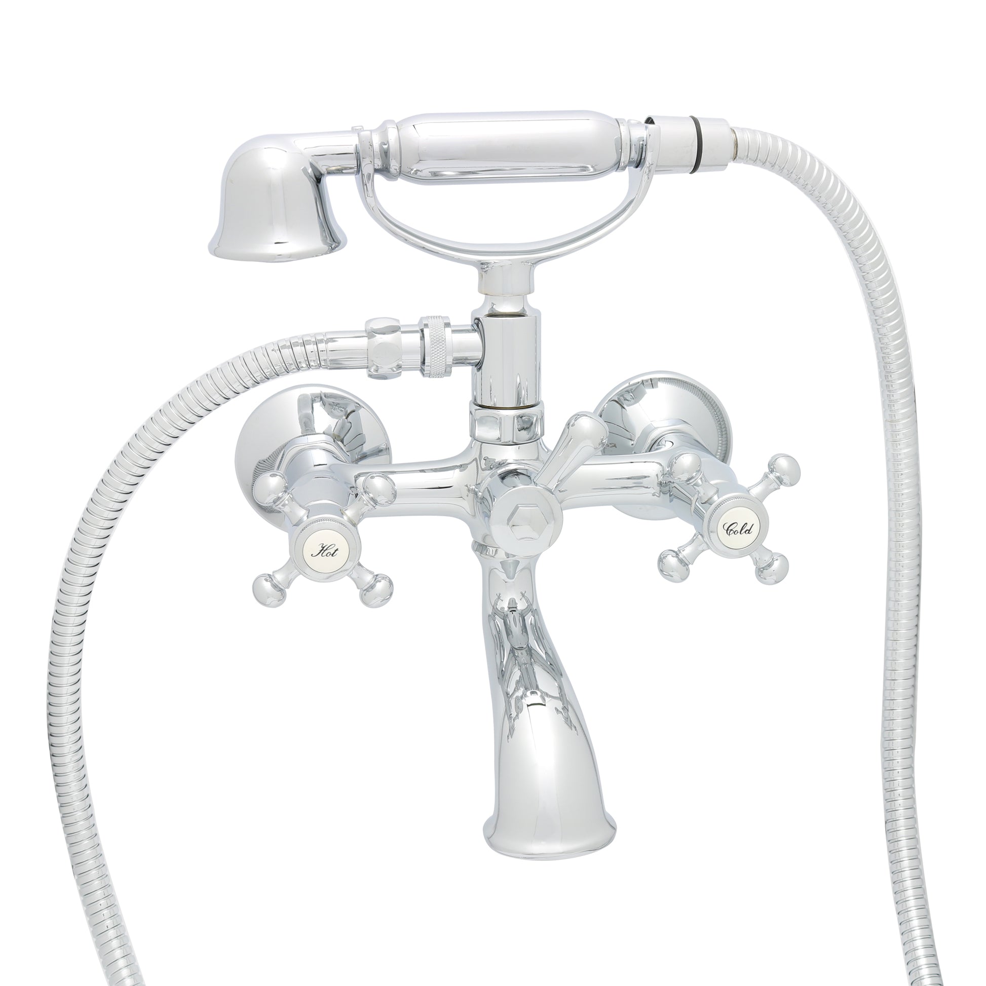 خلاط شاور مكشوف بدش يدوي كروم