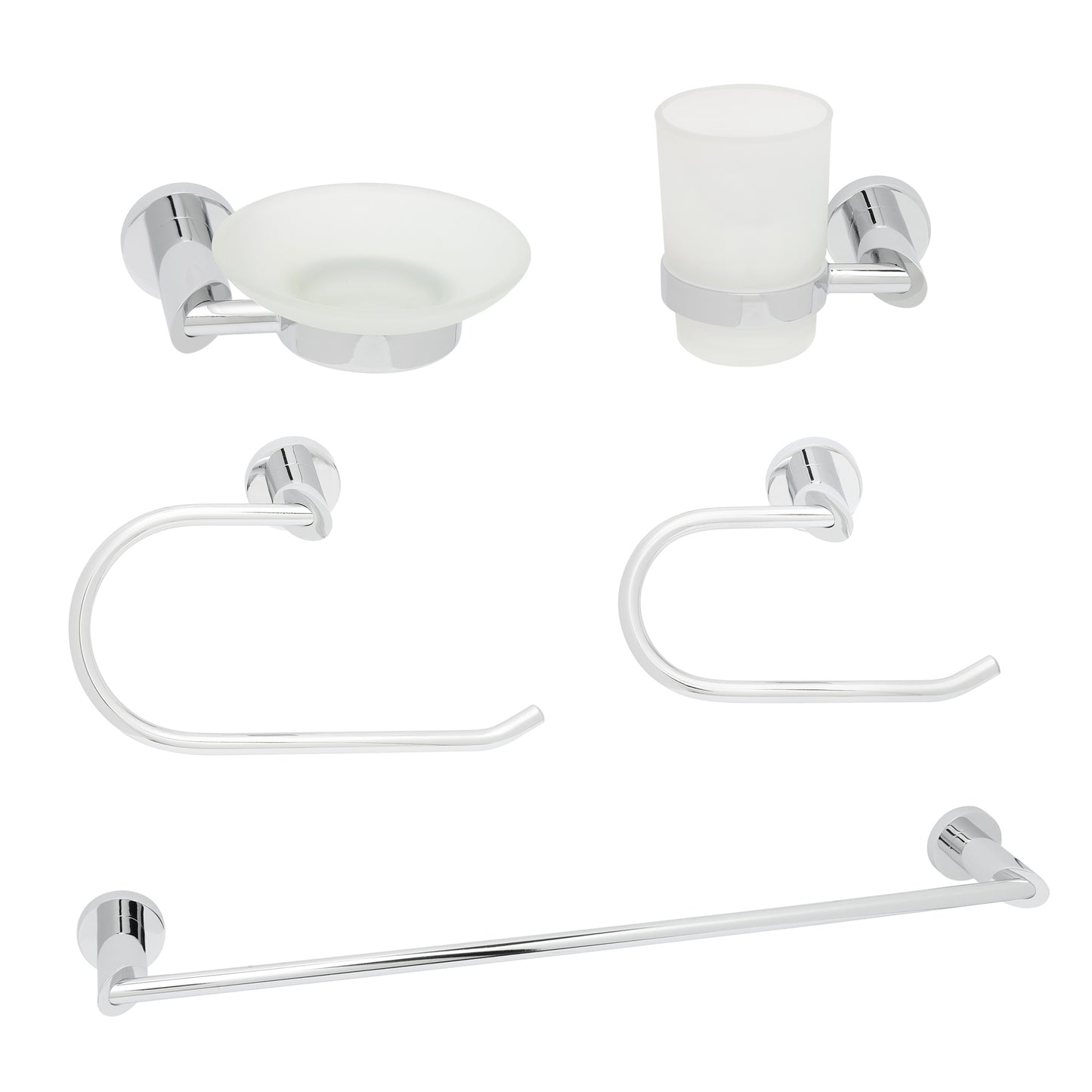 ست قطع إكسسوارات كروم