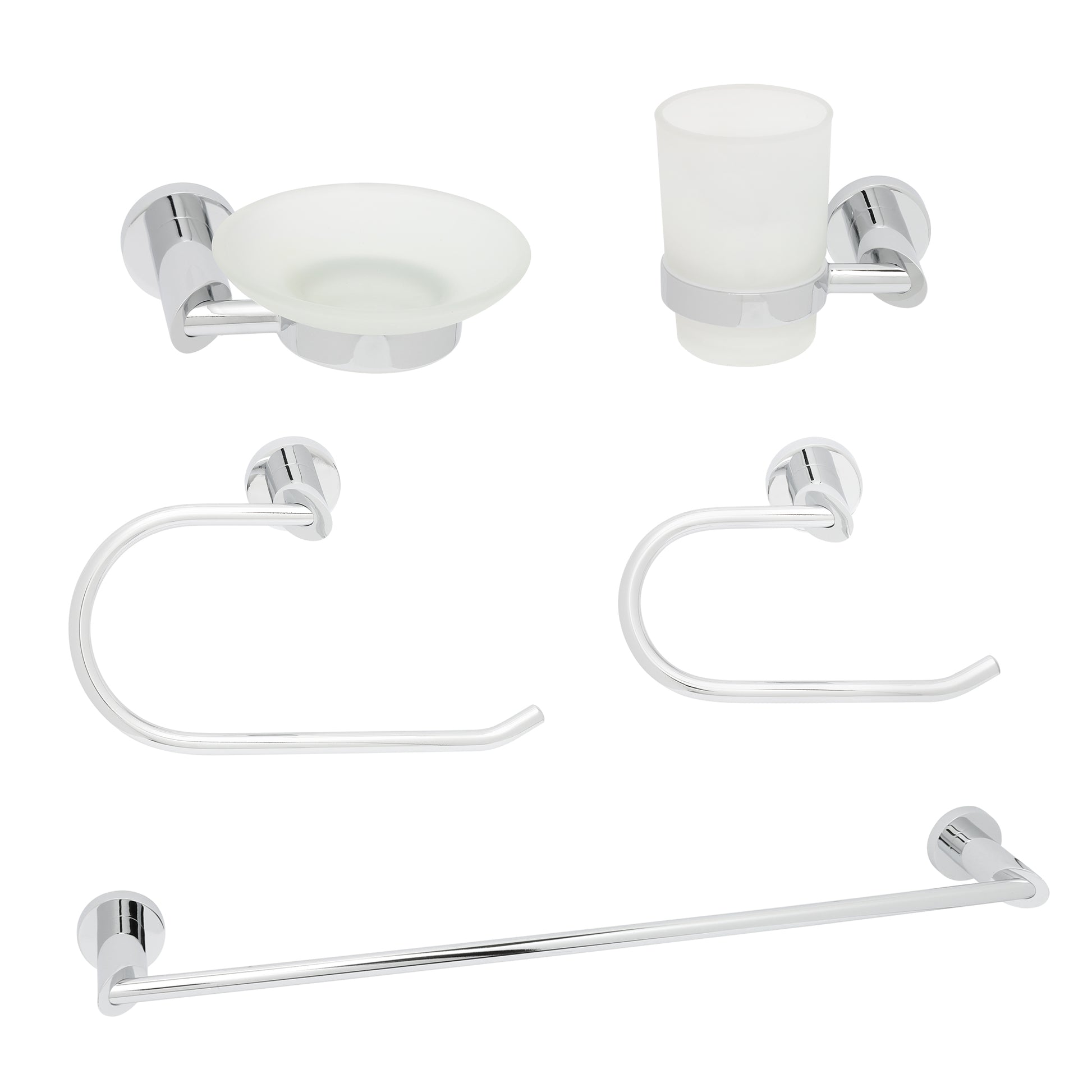 ست قطع إكسسوارات كروم