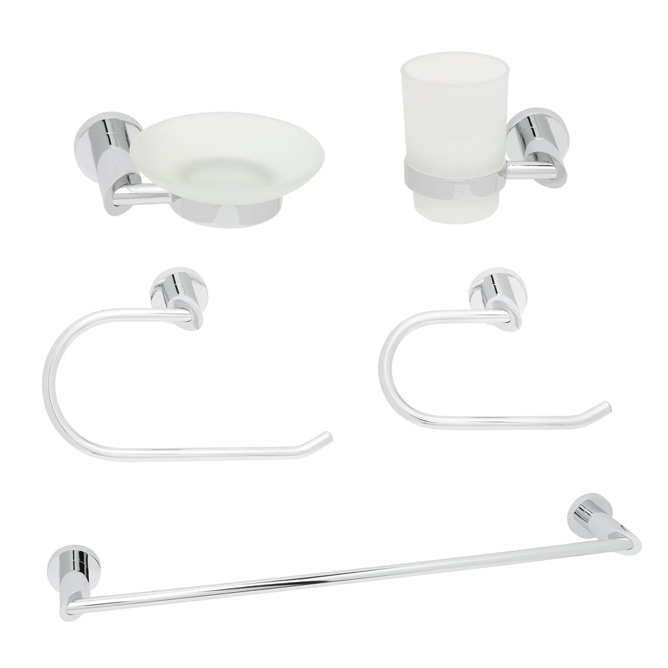 ست قطع إكسسوارات كروم