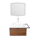 تبديل كابينة مغسلة مفردة مع مرايا 2 صورة