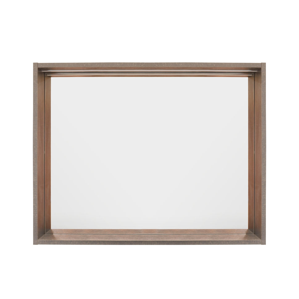 كابينة مغسلة مفردة مع مرايا