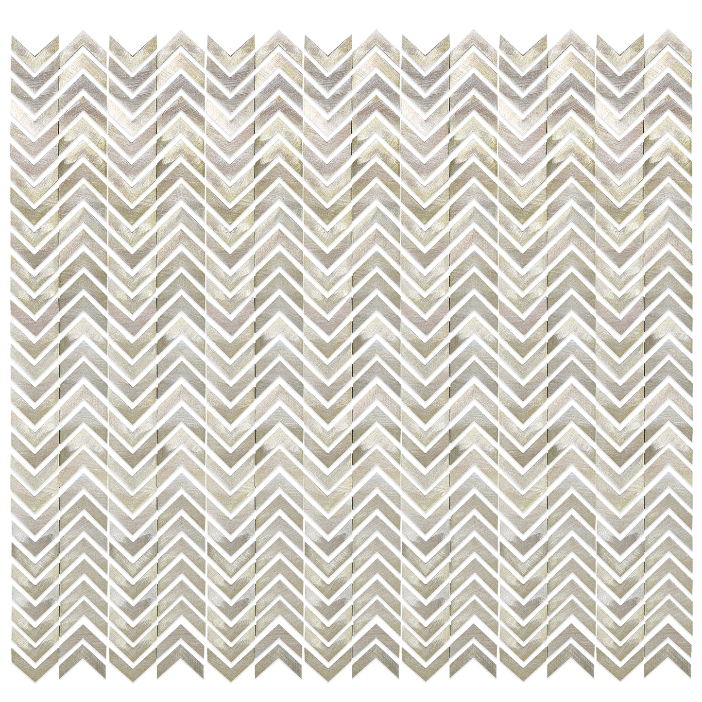 ورق حائط موزايك قطعة واحدة 29.8 سم × 30 سم نصف مطفي بالقطعة