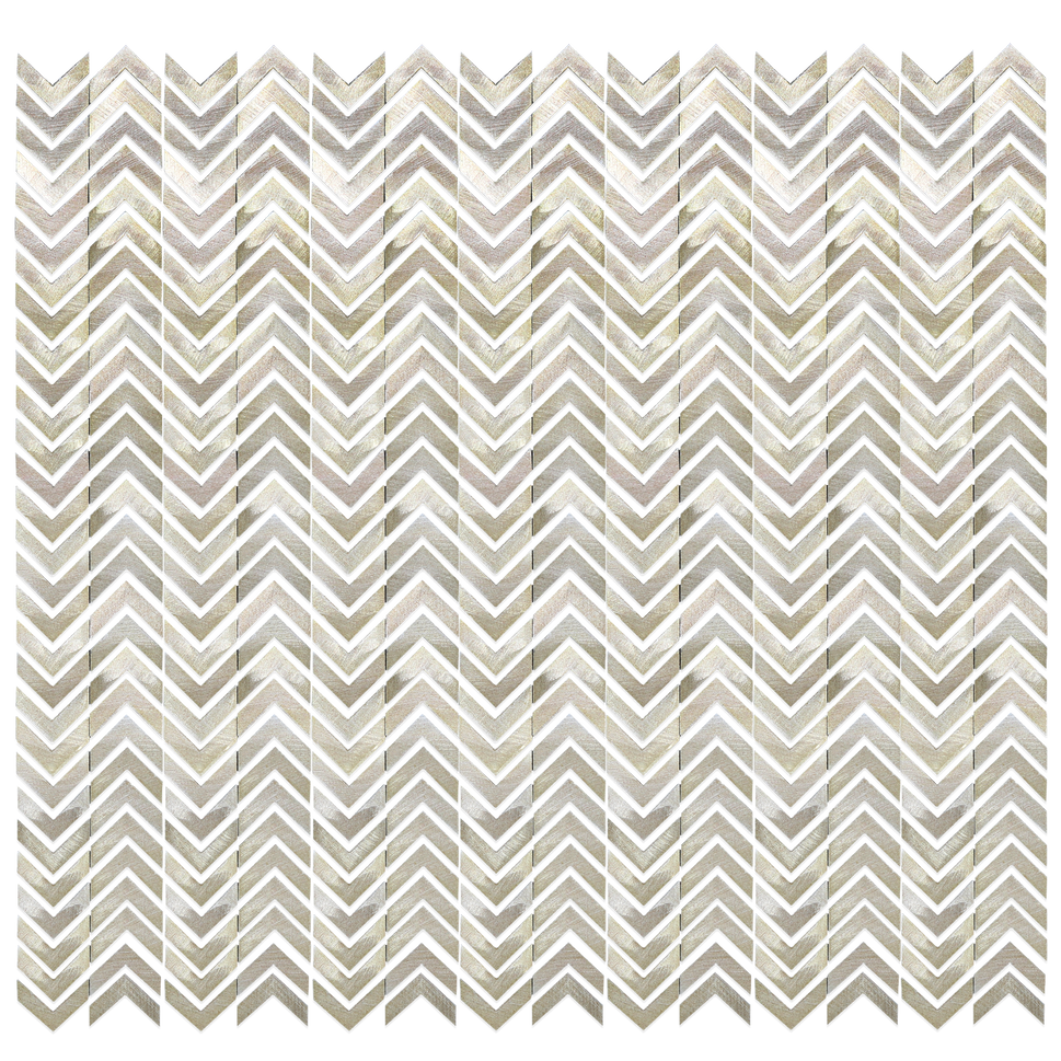 ورق حائط موزايك قطعة واحدة 29.8 سم × 30 سم نصف مطفي بالقطعة