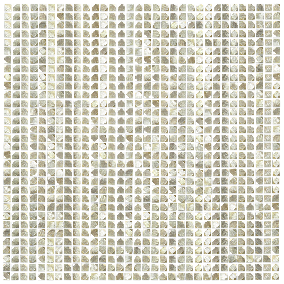 ورق حائط موزايك قطعة واحدة 30.5 سم × 30 سم نصف مطفي بالقطعة