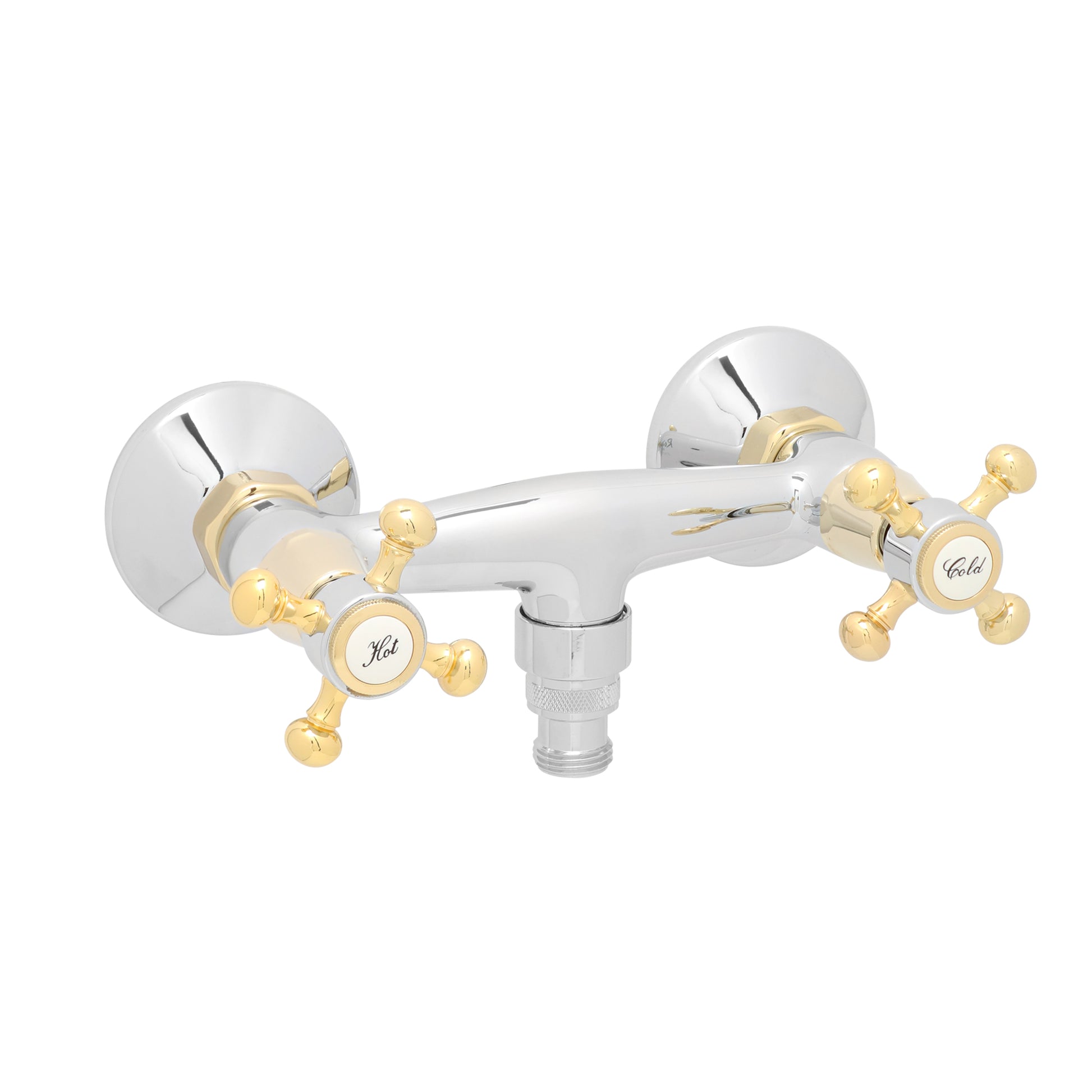 خلاط شطاف على الحائط ساخن وبارد